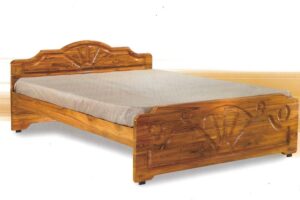 Sunrise Bed in Teak Finish
