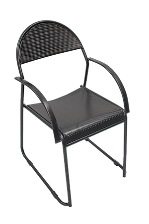 Perforated Metal Chair