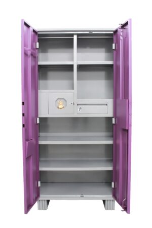 New Life Steel Wardrobe – Purple