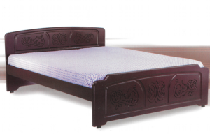 Shanghai Bed in Walnut Finish