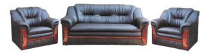 Grandeur Leatherette Sofa set