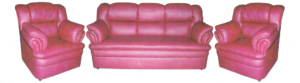 Splendid Leatherette Sofa Set