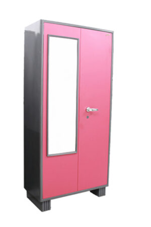New Life Steel Wardrobe – Pink